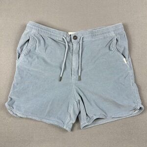 Laguna Shorts Mens XL Blue Elastic Waist Drawstring Swim Trunks‎ Beachwear